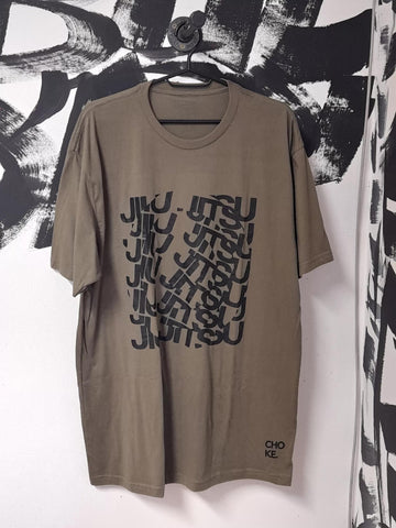 Choke Republic "Swirl" T-Shirt - Military Green