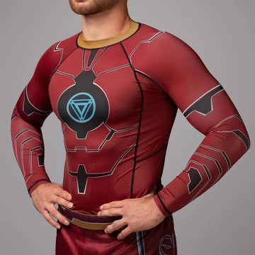 Hayabusa x Marvel "Iron Man" hosszú ujjú Rashguard (Limitált széria)