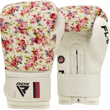 RDX FL6 Floral Boxkesztyű fehér