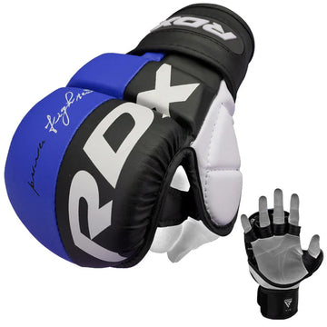 RDX T6U+ Grappling- MMA kesztyű Rex Blue