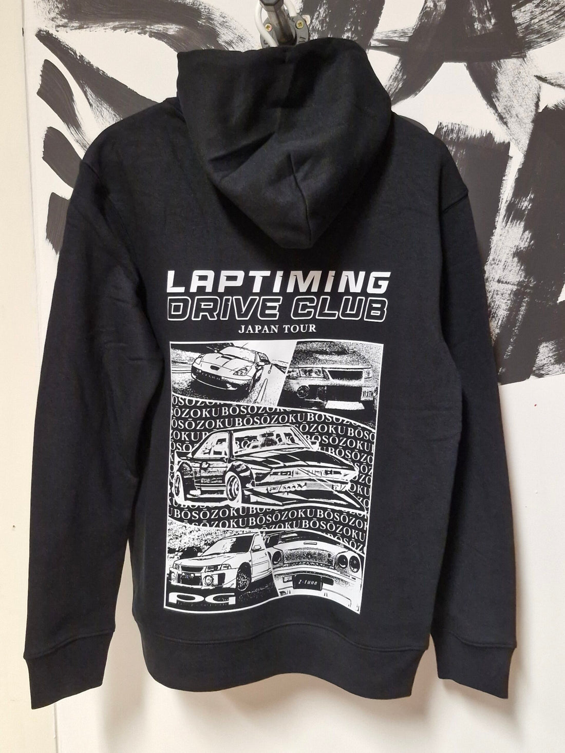 BPFight - LT Collaboration "Laptiming Drive Club" Hosszú ujjú kapucnis pulóver