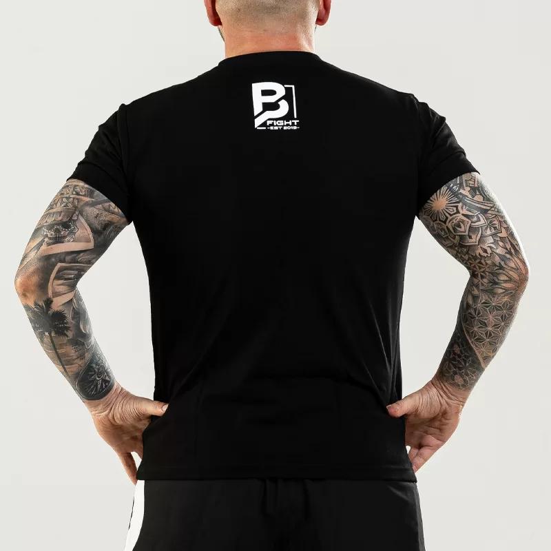 BPFight "2023" Rövid ujjú Póló - Fekete 100% Pamut