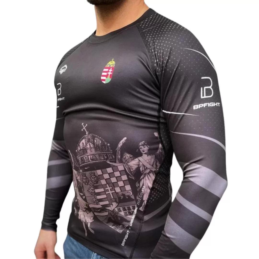 BPFight x Ground Game “HUN” hosszú ujjú Rashguard Limitált