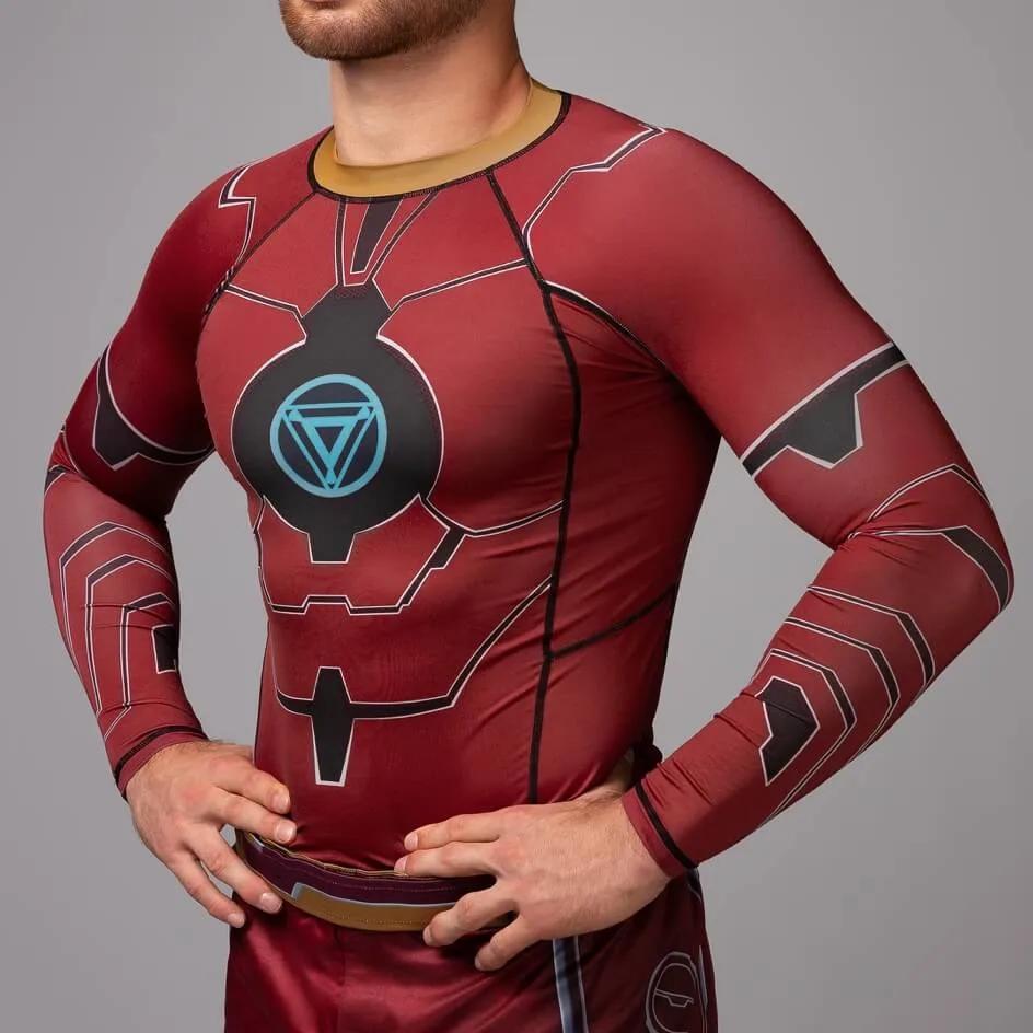 Hayabusa x Marvel "Iron Man" Long Sleeve Rashguard (Limited Edition)