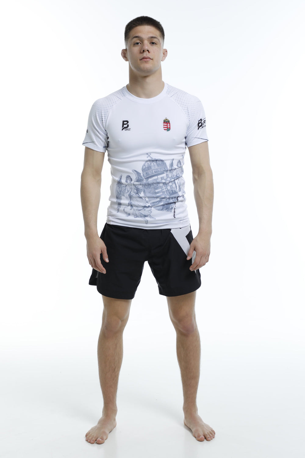 BPFight x Ground Game "HUN" Rövid ujjú Rashguard (Limitált széria)