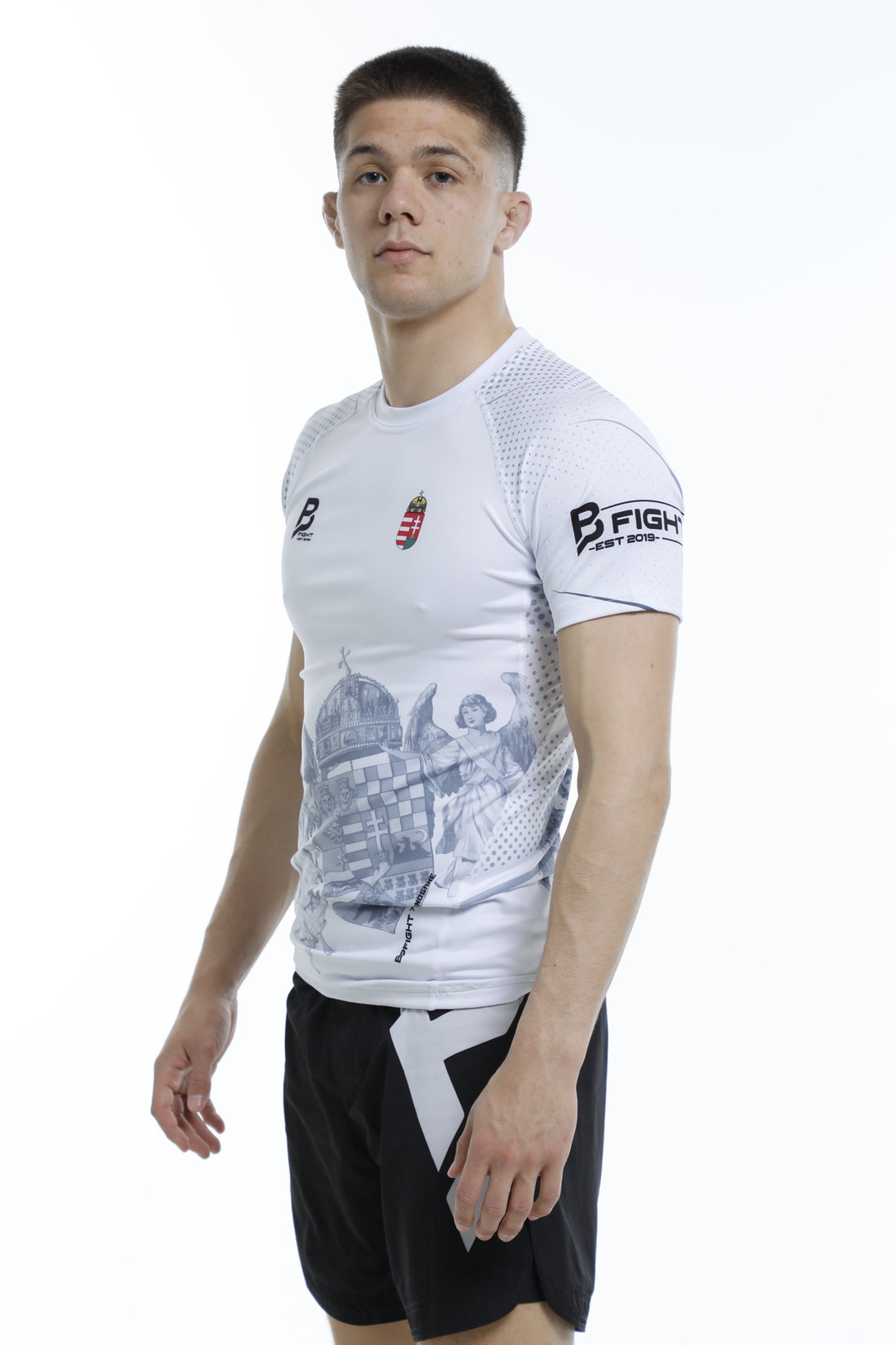 BPFight x Ground Game "HUN" Rövid ujjú Rashguard (Limitált széria)