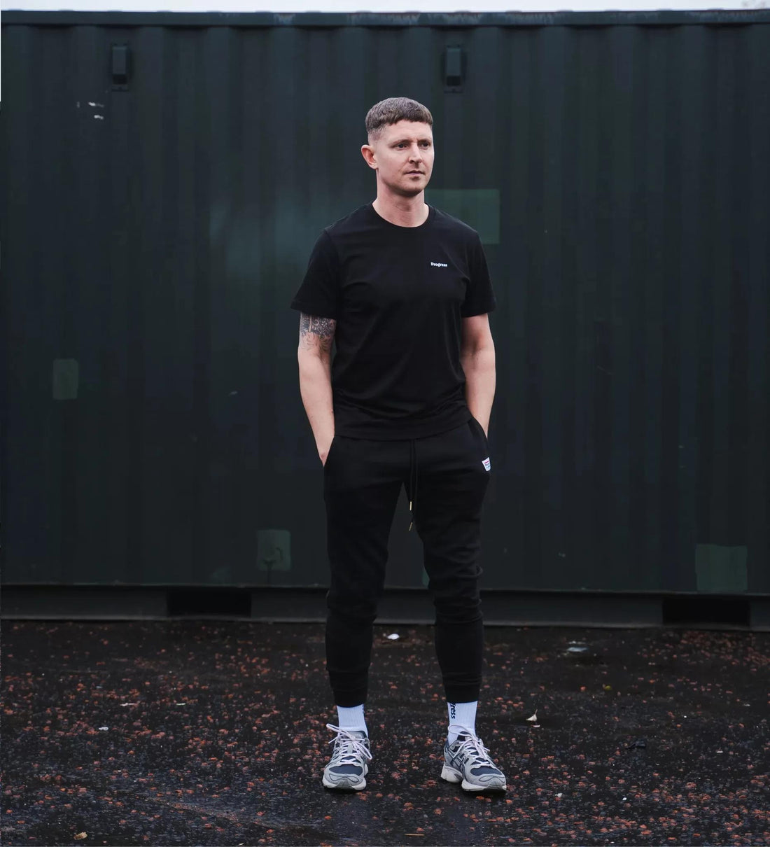 Progress "Pressure Black Tee" Rövid ujjú Póló