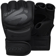 RDX F15 Grappling MMA Gloves Matt Black