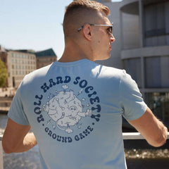Ground Game - Roll Hard Society - T-Shirt - Blue