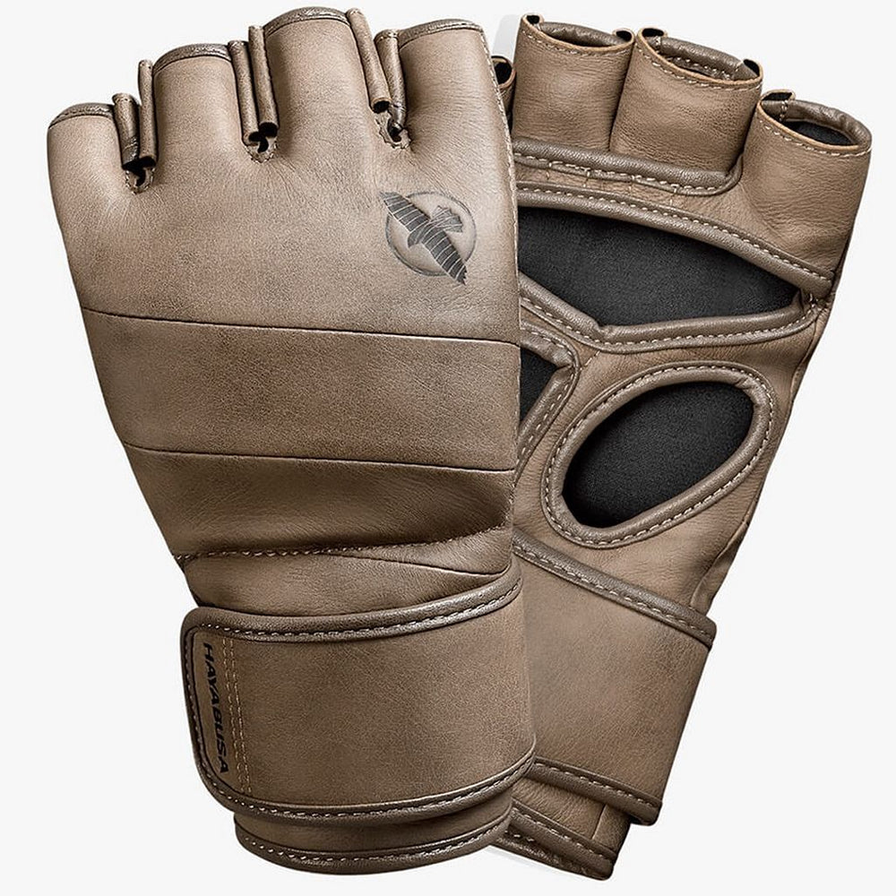 Hayabusa "T3 LX" MMA kesztyű valódi bőrből - Barna - 4 oz